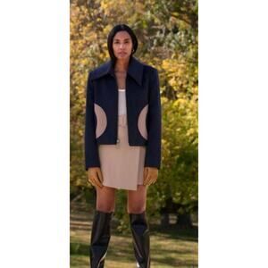 NWT NEW WAS HIM st. helen jacket in navy M